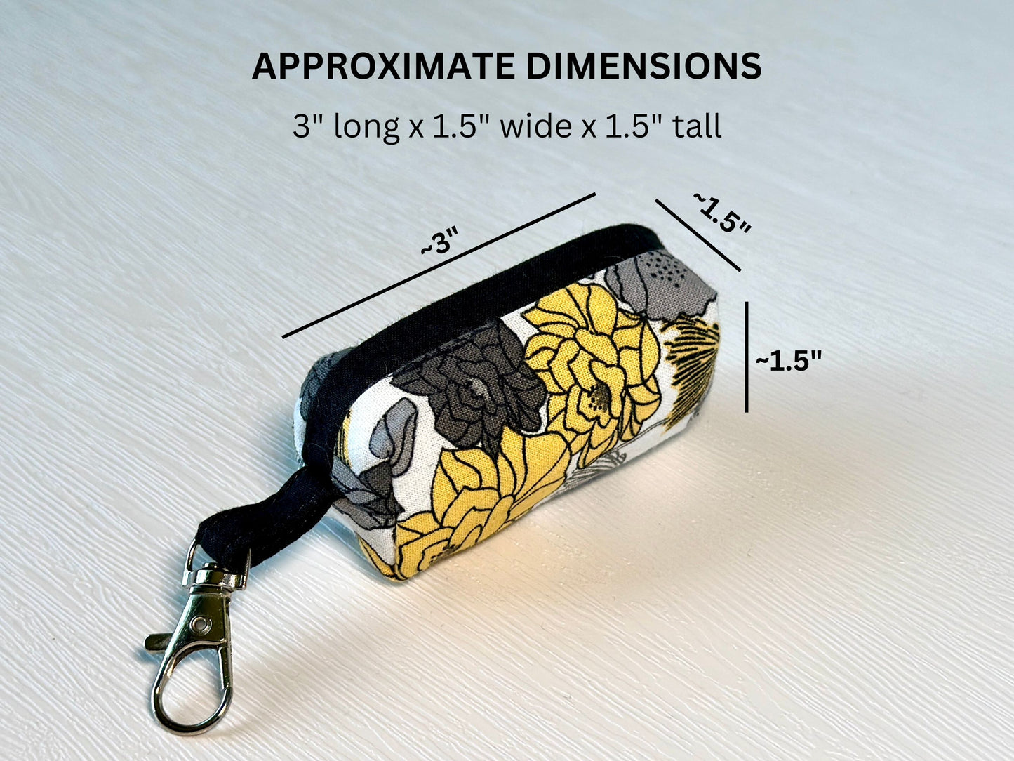 Dog Poop Bag Holder (yellows)