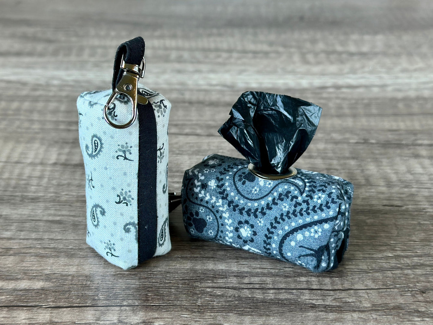 Dog Poop Bag Holder (blacks, grays)