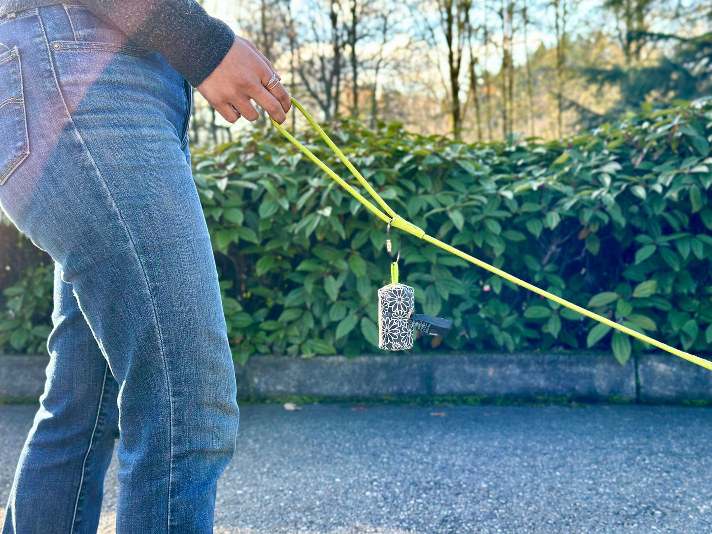 Dog Poop Bag Holder (pinks, purples)