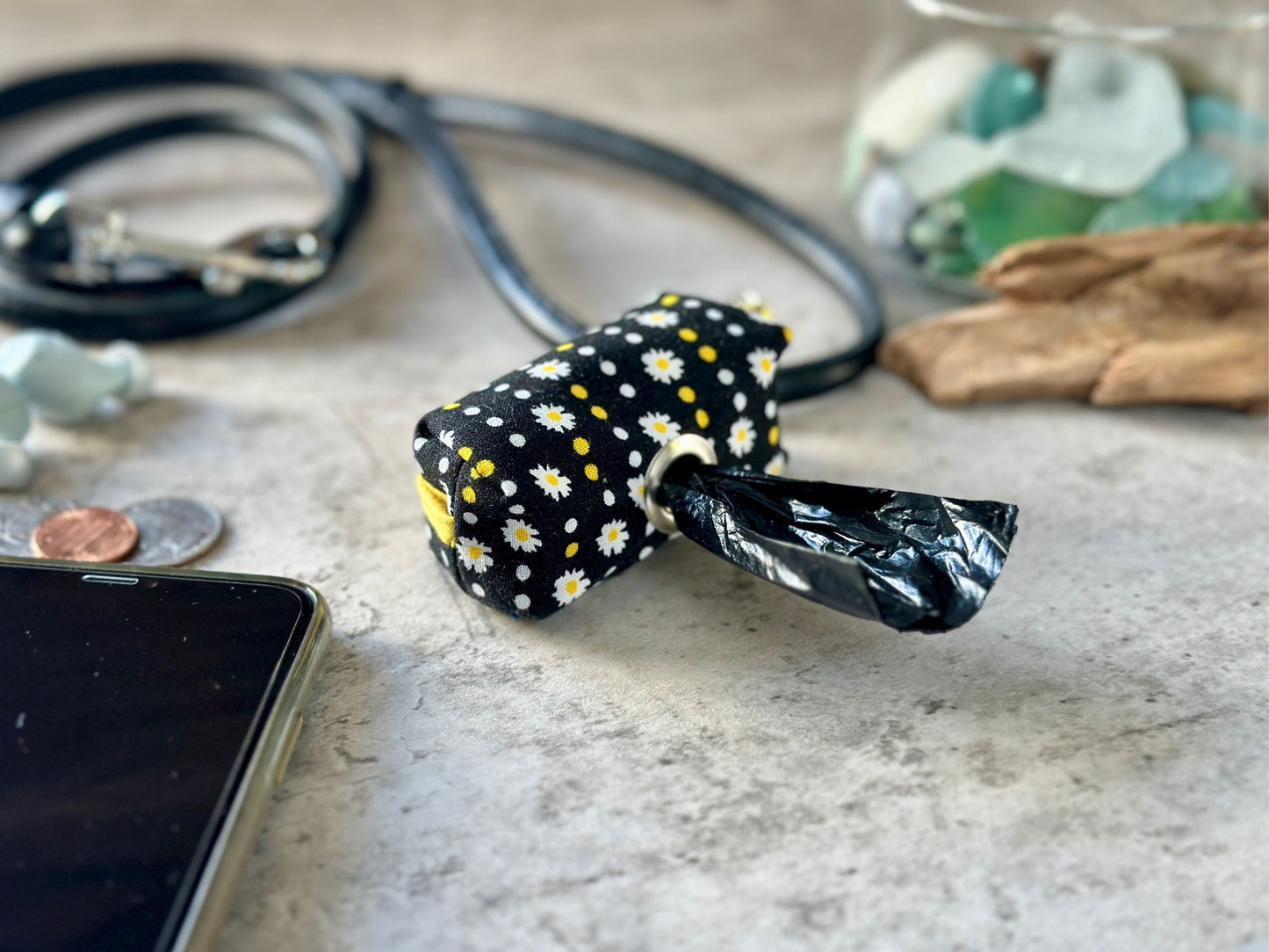 Dog Poop Bag Holder (yellows)