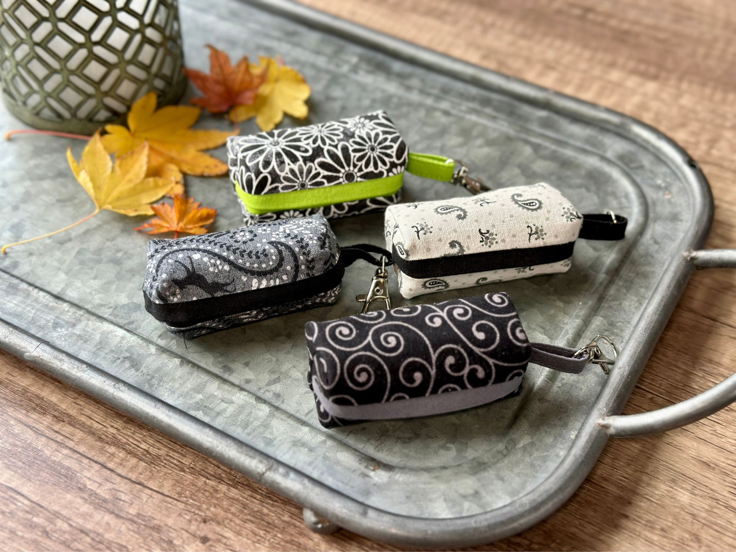 Dog Poop Bag Holder (blacks, grays)