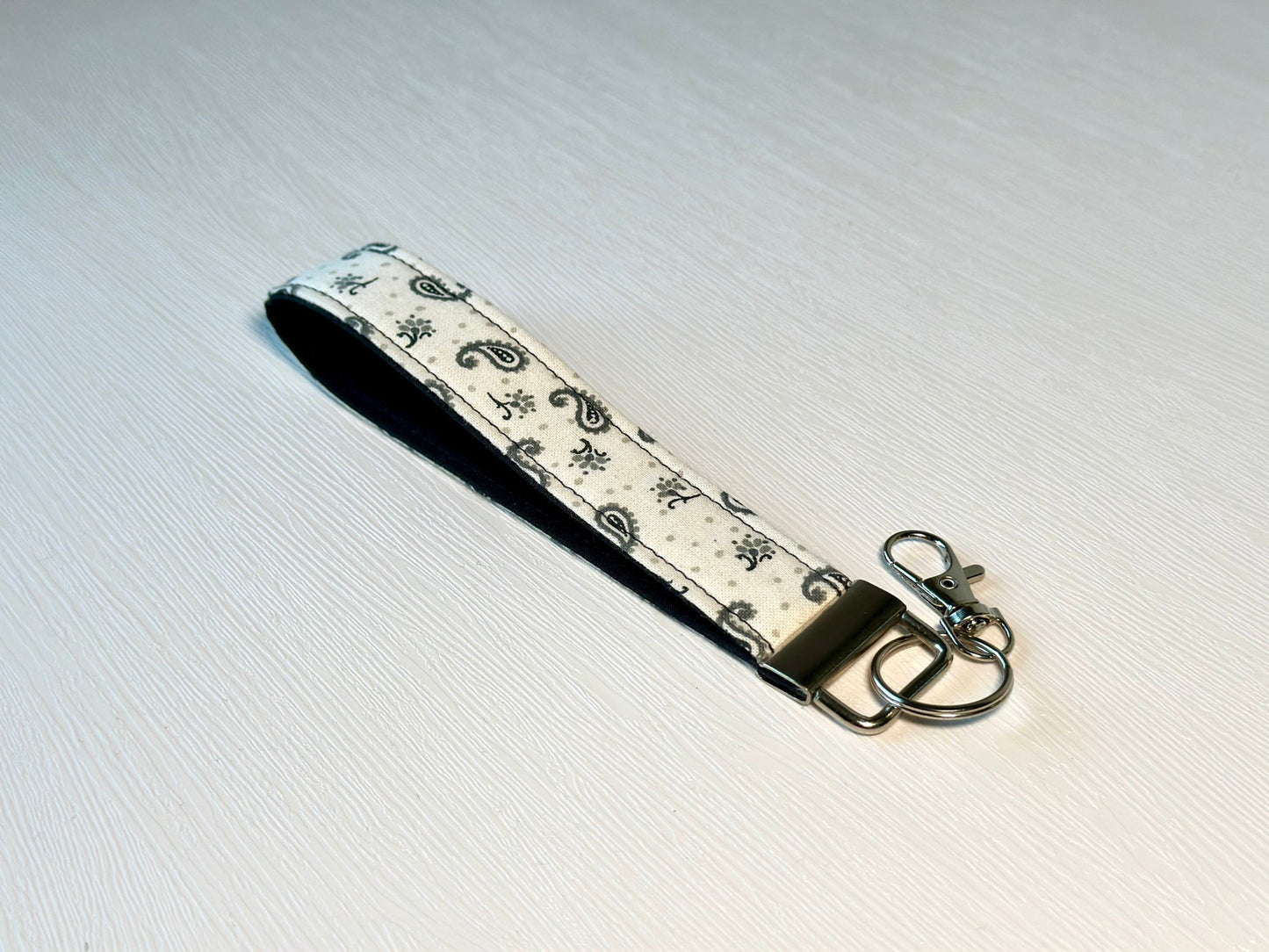 Keychain Wristlet (blacks, grays)