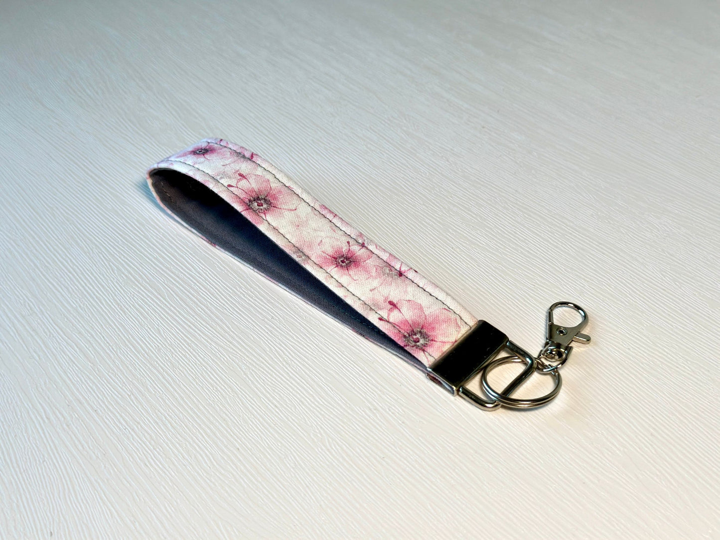 Keychain Wristlet (pinks, purples)